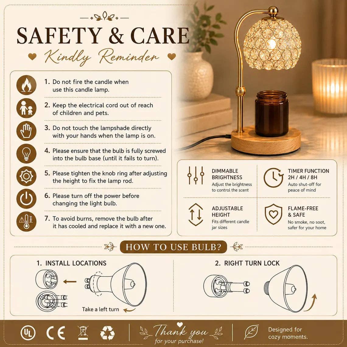 Crystal Candle Warmer