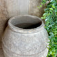 ANTIQUE TAUPE ARTISAN VASE