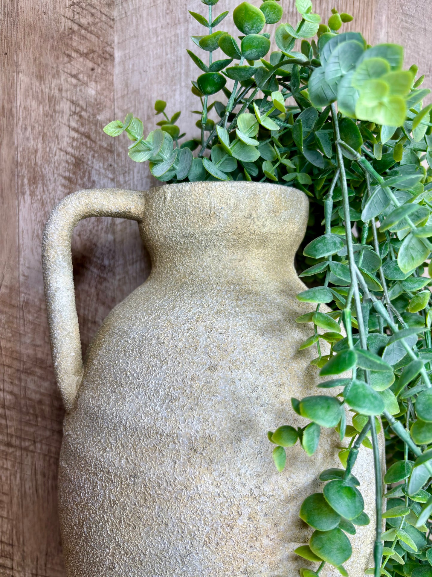 NAT. WASH CERAMIC VASE