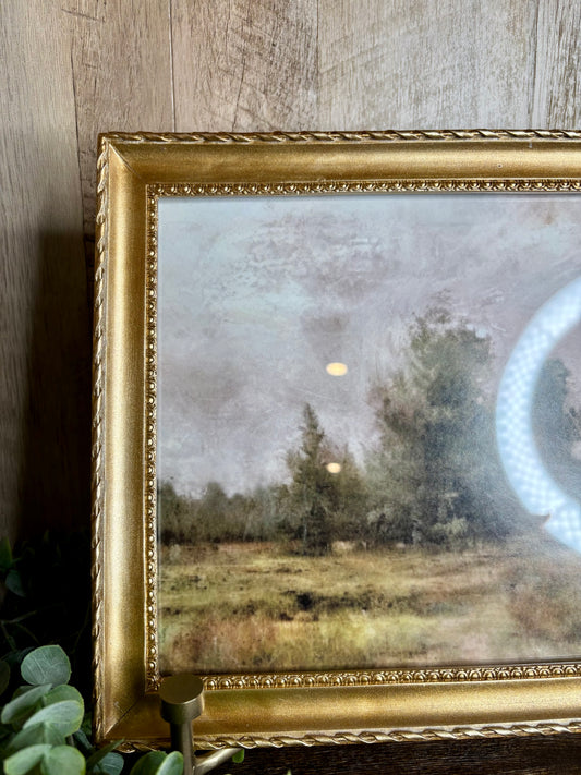 GOLD FRAME PRARIE LANDSCAPE