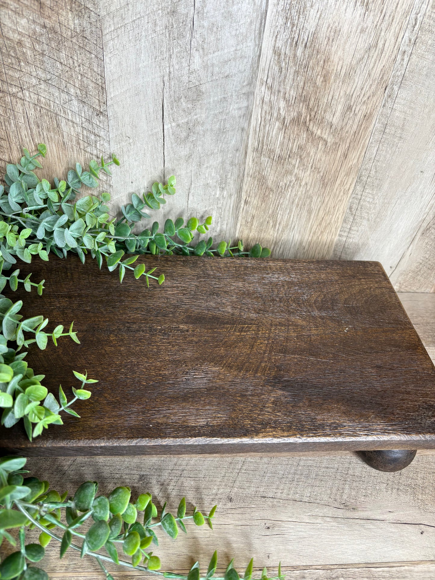 DARK WOOD RECT. RISER