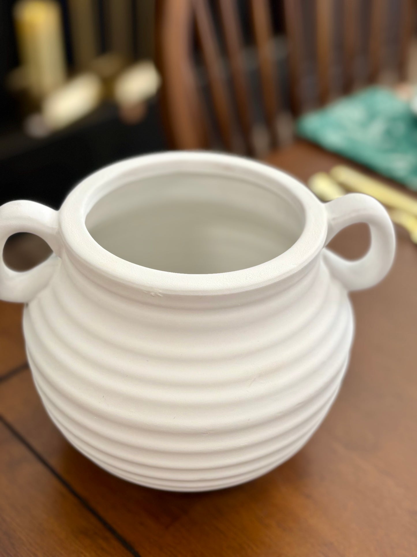 White Ceramic Vase