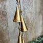 16" HANGING GOLD COWBELLS