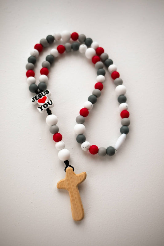 Jesus Loves You Baby Rosary | Baptism Gift | Catholic Gift