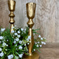 S/2 GOLD CANDLESTICKS