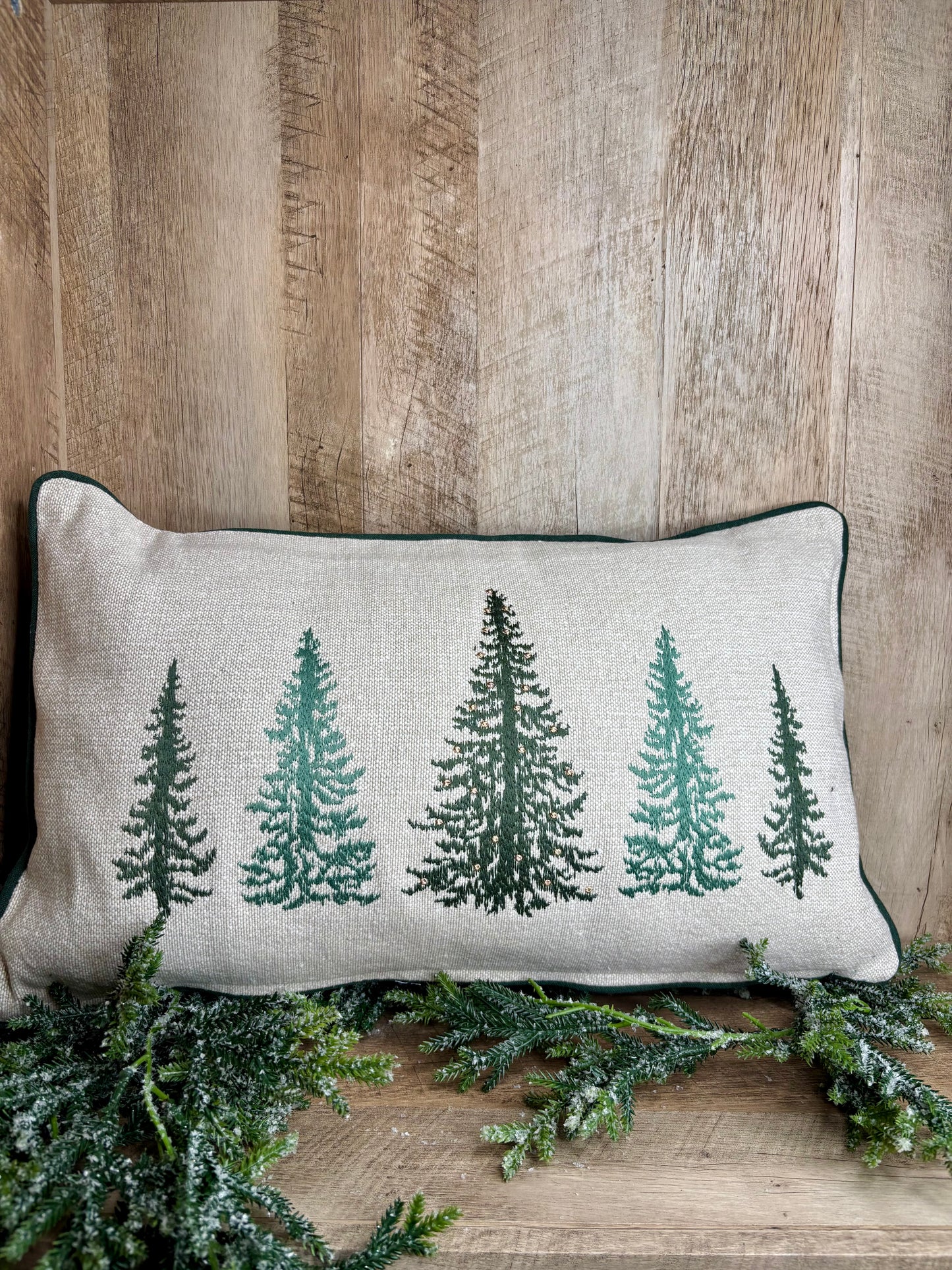 20 X 12 EVERGREEN TREE PILLOW