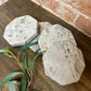 BEIGE MARBLE OCTAGON COASTERS