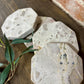 BEIGE MARBLE OCTAGON COASTERS