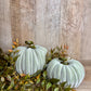4.5"W VELVET PUMPKINS