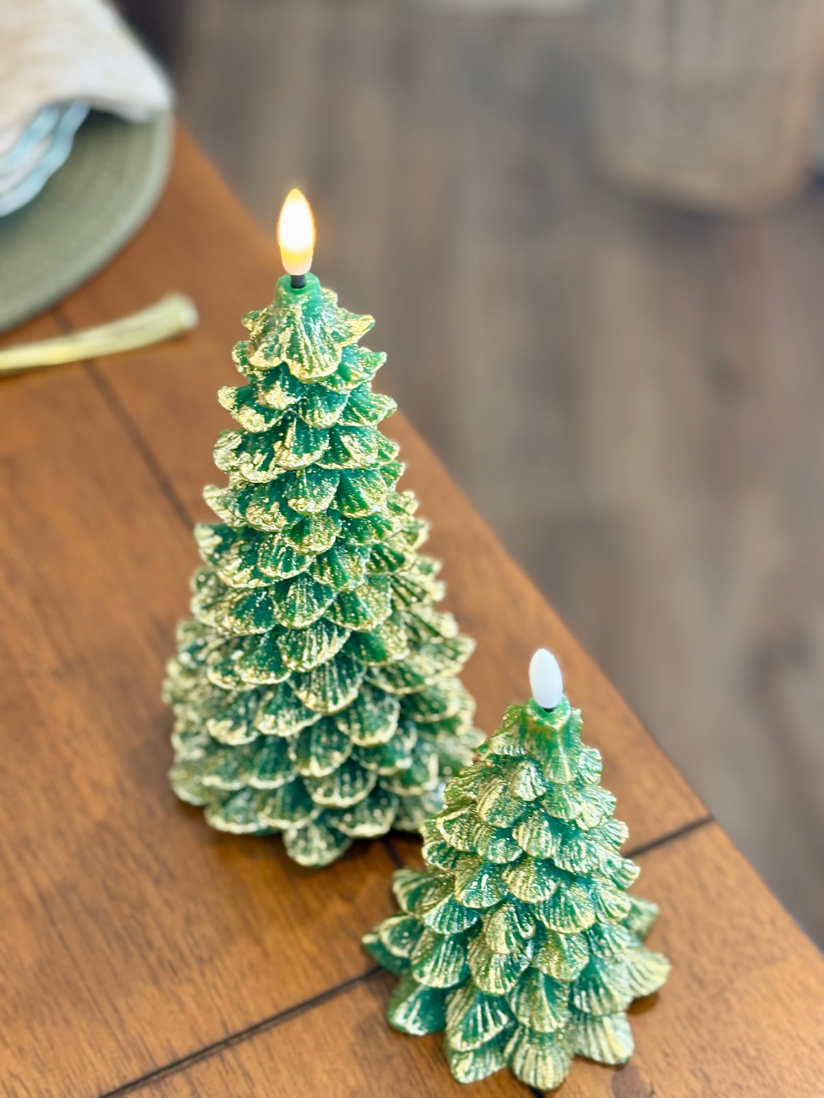 Green Tree Candle