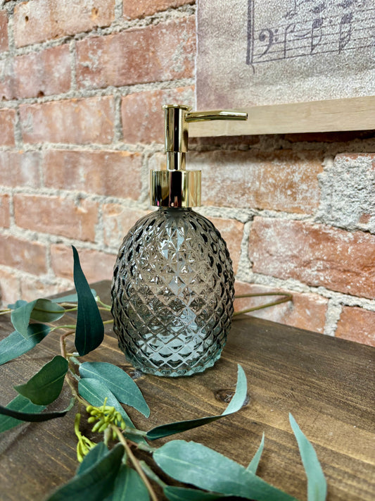 GREY DIAMOND SOAP PUMP