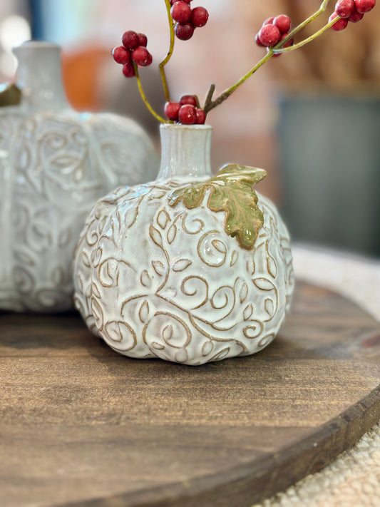 Pumpkin Bud Vase