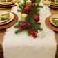 Elegant Faux Fur Table Runner