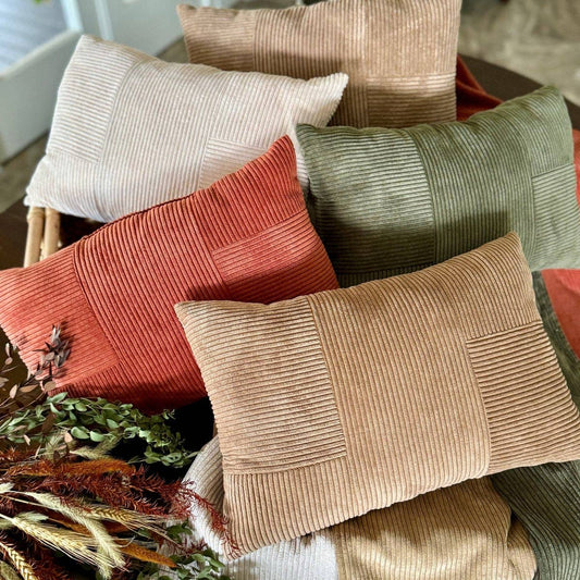 Camel Corduroy Pillow