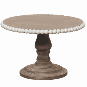 Wood Brown Serving Stand