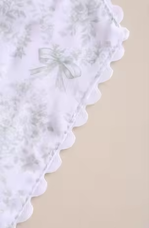 Toile Wreath Sash