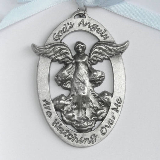 Baby Cradle Medal Angel