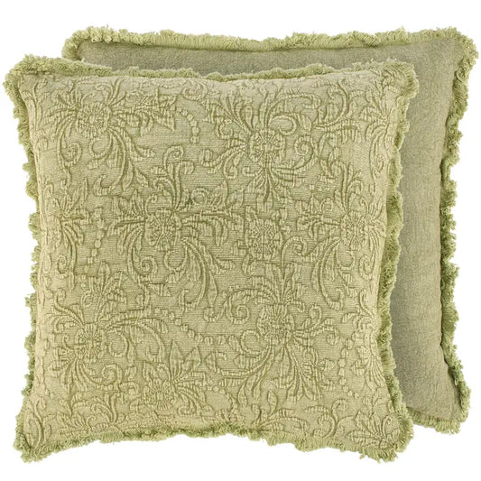 Floral Green Pillow
