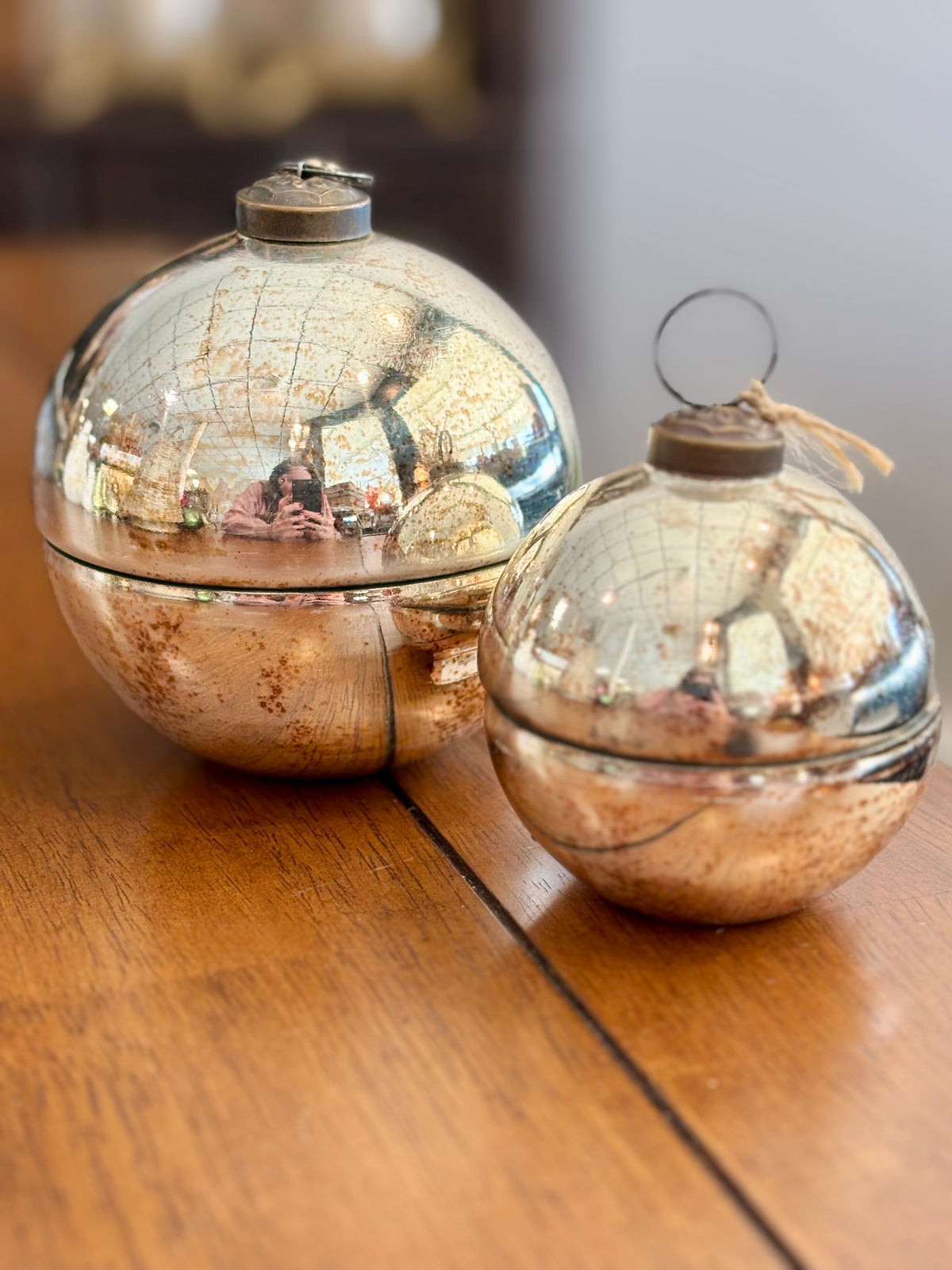 Gold Ornament Jar