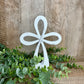 WHITE WASH TABLETOP CROSS
