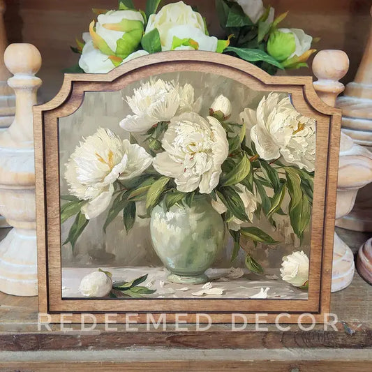 Provincial Muted Peony Framed Art