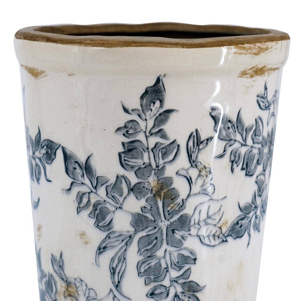 Midnight Blossom Vase