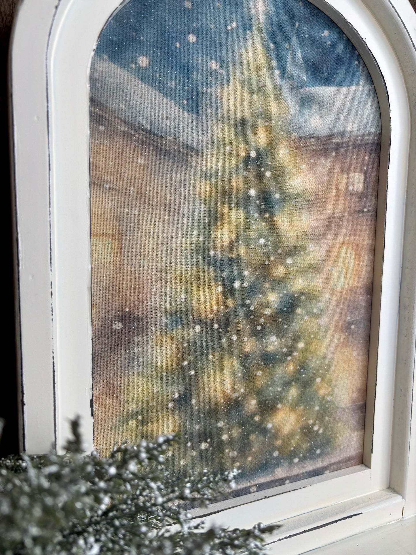 Vintage Holiday Scene