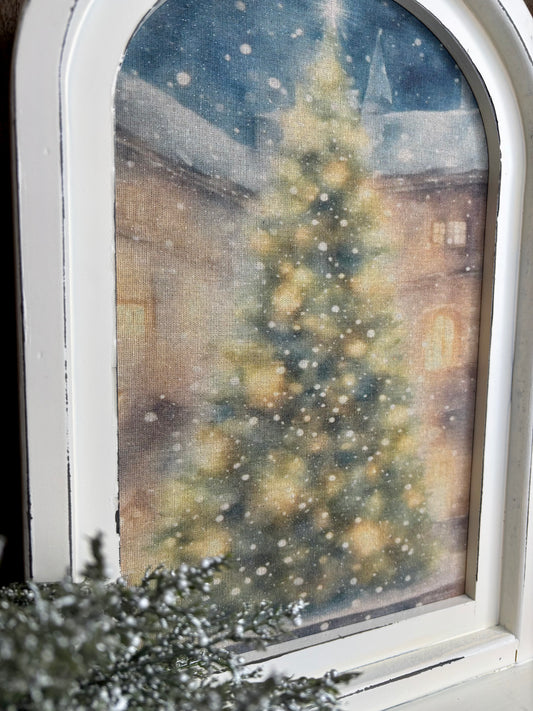 Vintage Holiday Scene