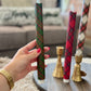 Tartan Tapper Candles