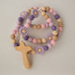 Therese Purple Baby Rosary | Baptism/Christening Gift