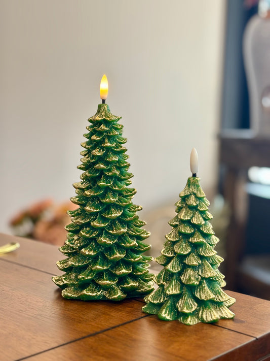 Green Tree Candle