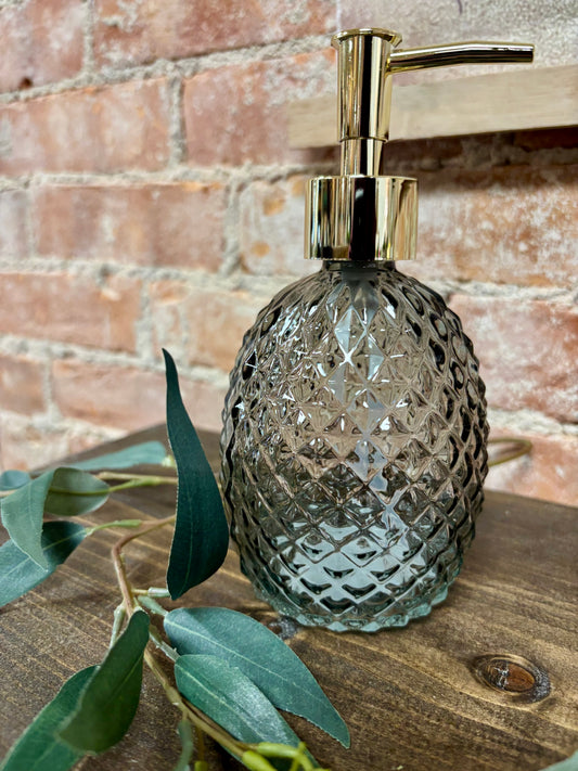 GREY DIAMOND SOAP PUMP
