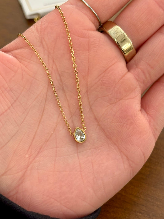 Paloma Pear Drop Necklace