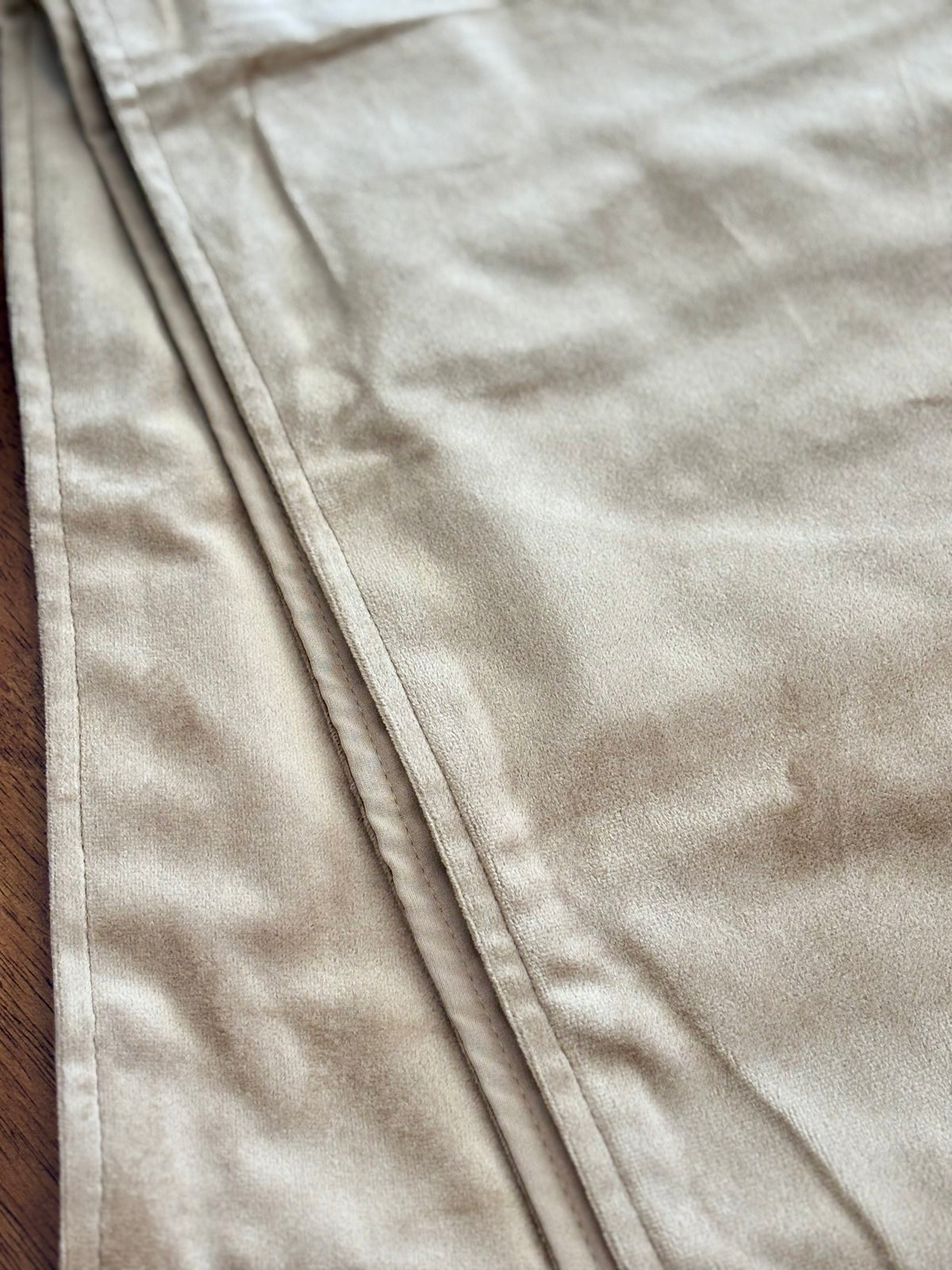 Latte Velvet Table Runner