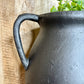 BLACK, 2 HANDLE JUG VASE