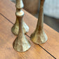 S/3 Brass Taper Candle Holders