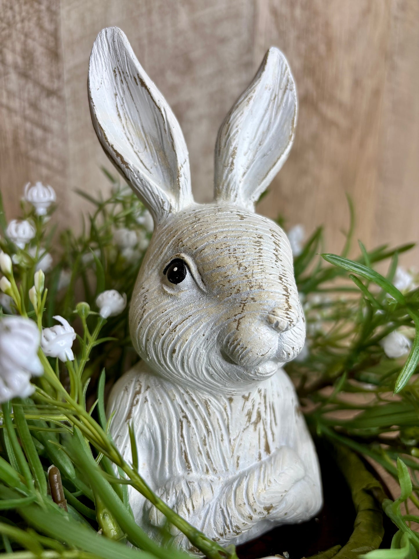 Carved Bunny Bust