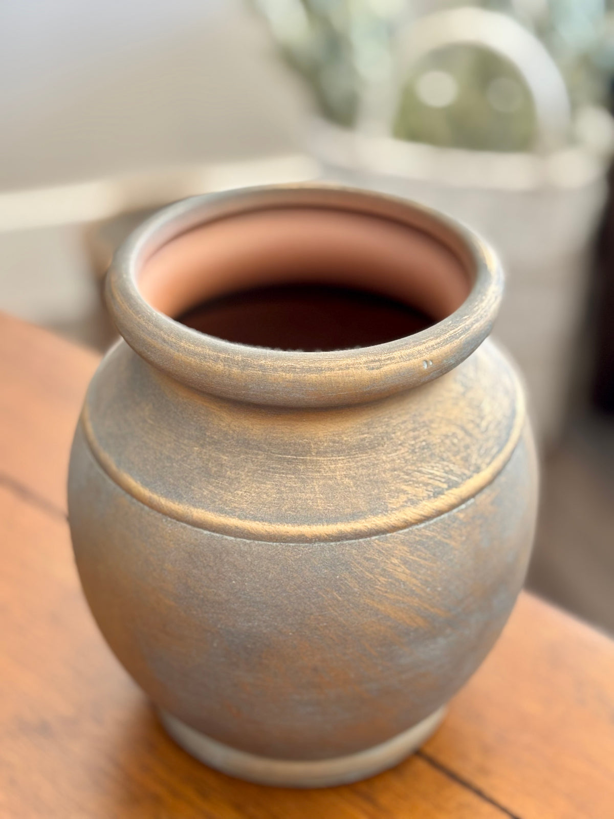 Bronze Rolled Vase