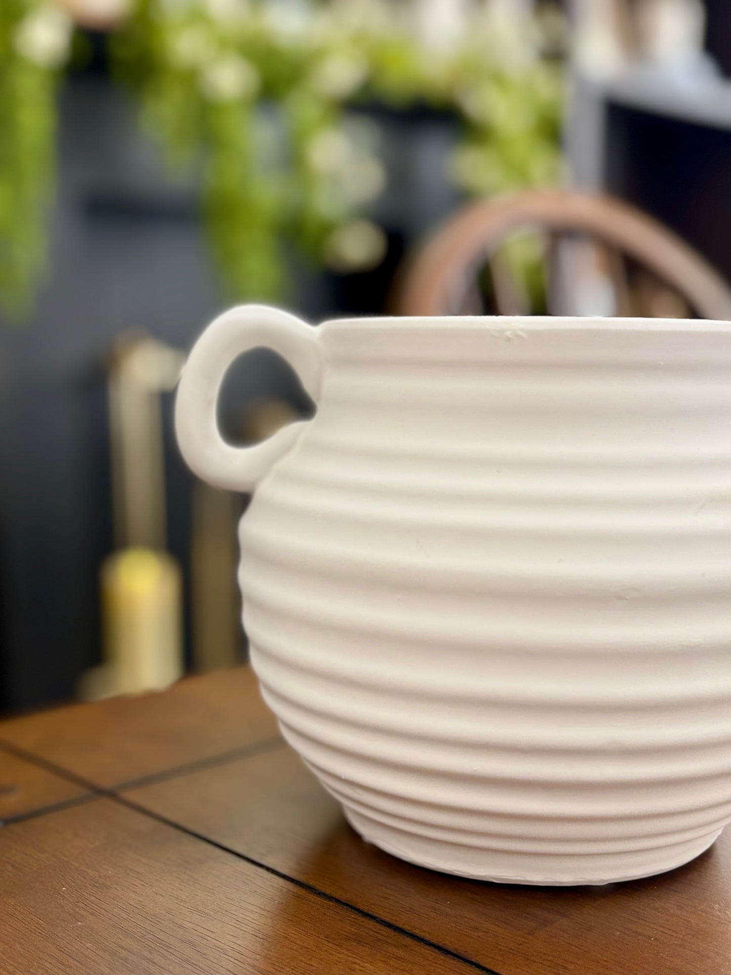White Ceramic Vase