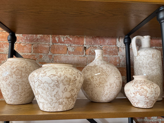 Tan Heirloom Vase Collection