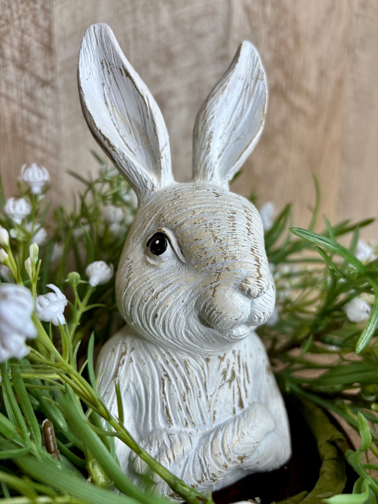 Carved Bunny Bust