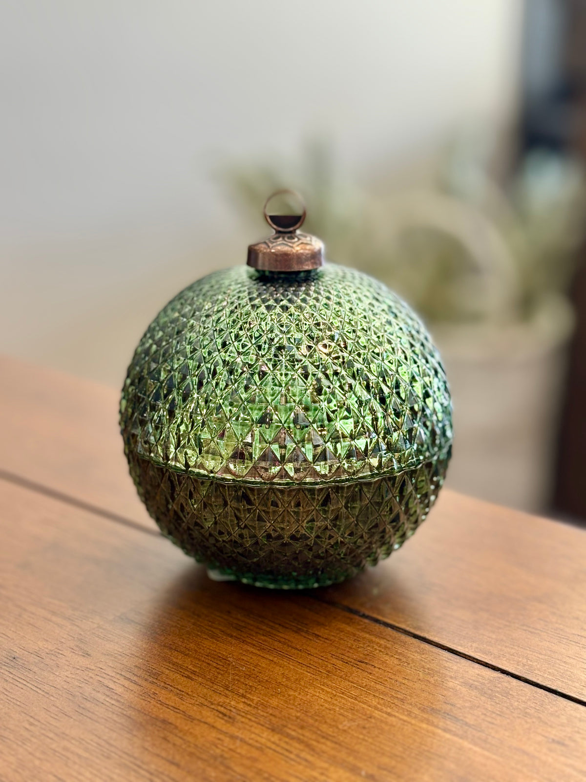 Green Diamond Orn Jar
