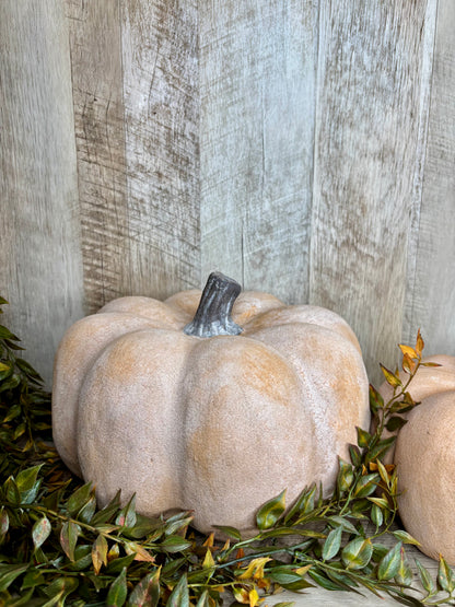 6.5" FALL CERAMIC PUMPKINS