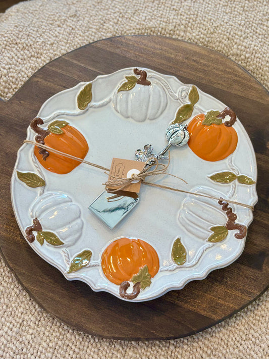 Pumpkin Plate Set