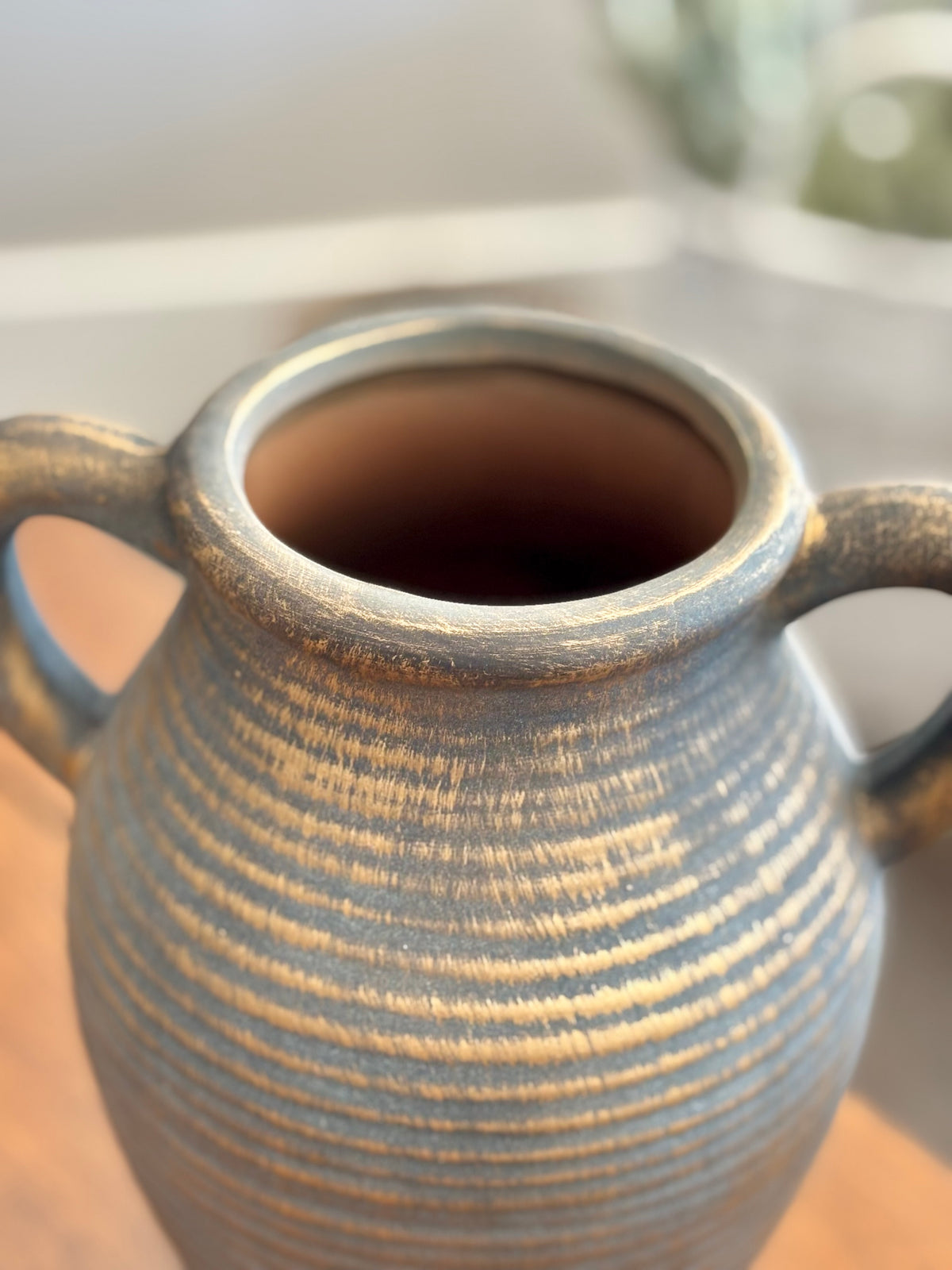 Bronze 2 Handle Vase