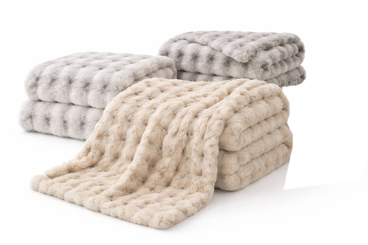 Faux Fur Throw Blanket
