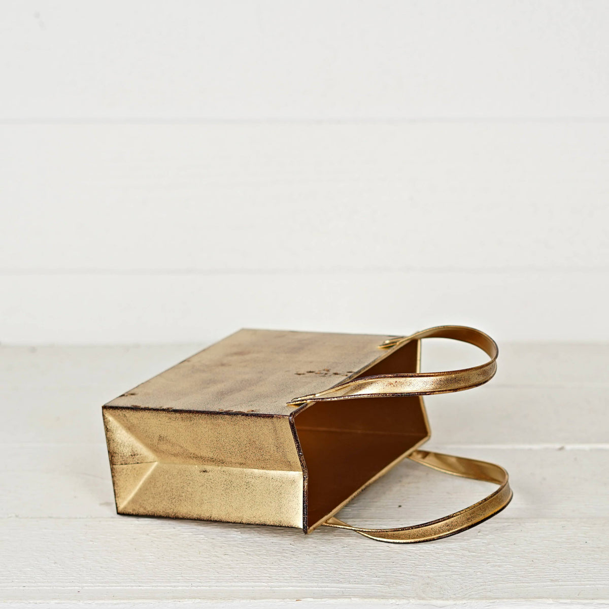Distressed Metal Tote Bag