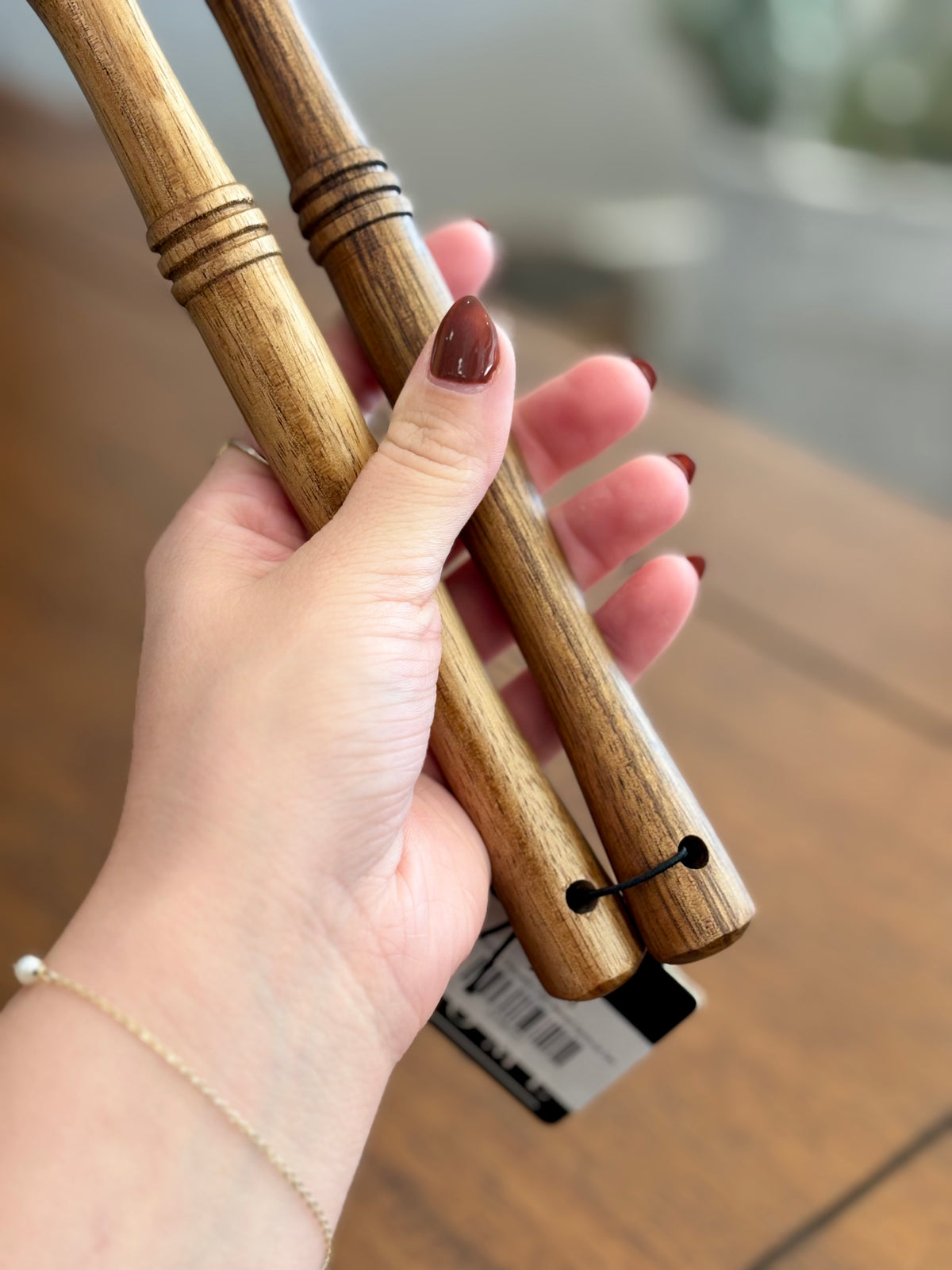 2pc Wood Spatula Set