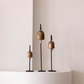 Vintage Inspired Iron Bell Stands Shelf Styling