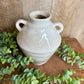 CREAM COLOR HANDLE VASE